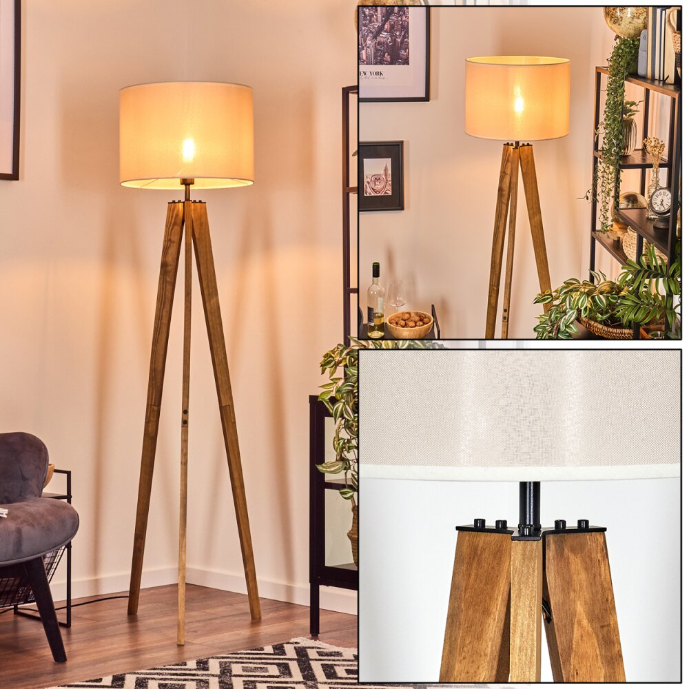 Bassagoda Lampadaire, Liseuse Écru, Noir, 1 lumière main product photo