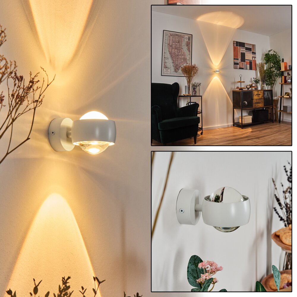 Sapri Luminaire Up & Down, Applique murale Blanc, 1 lumière main product photo