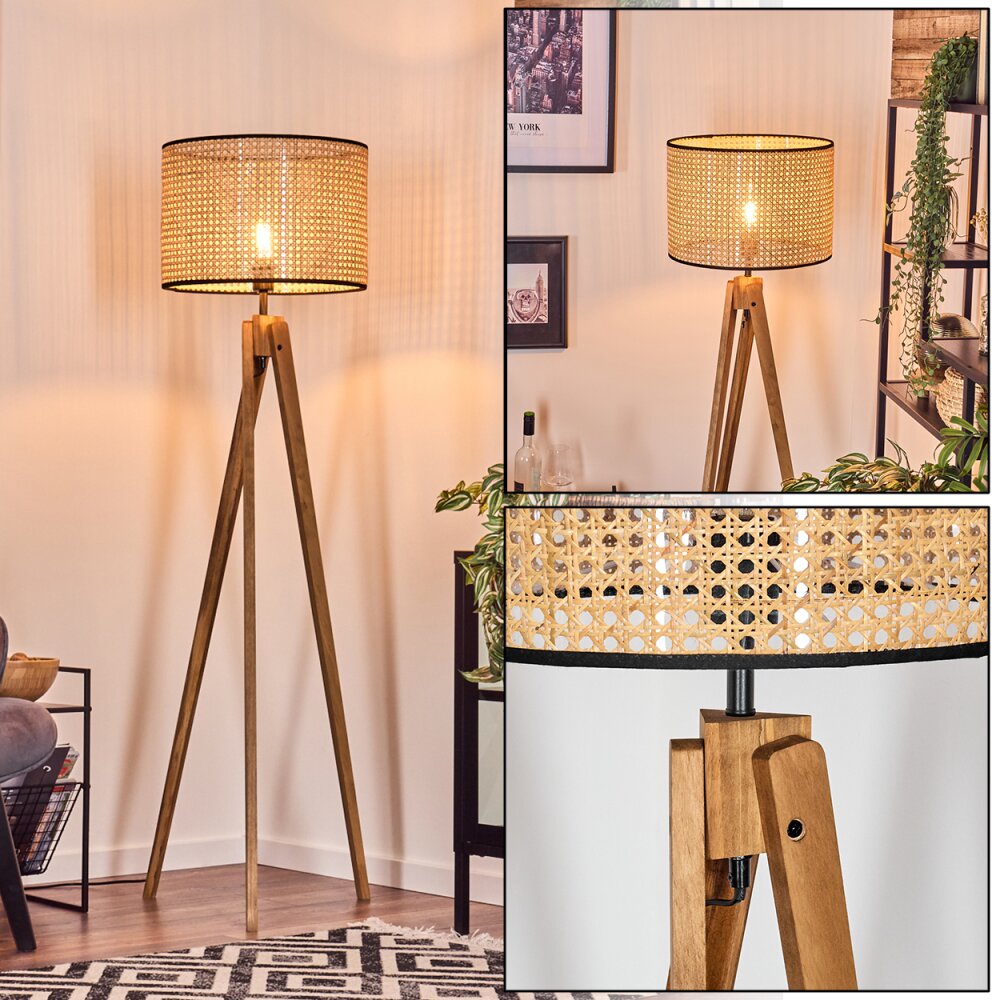 Ramila Lampadaire, Liseuse Écru, Noir, 1 lumière main product photo