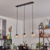 Koyoto Suspension Ambre, Clair, 3 lumières