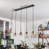 Ripoll Suspension Ambre, Clair, 4 lumières