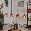 Ripoll Suspension Clair, Cuivré, 4 lumières