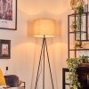 Bassagoda Lampadaire Noir, 1 lumière