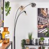 Gastor Lampadaire Ambre, Clair, Fumé, 3 lumières