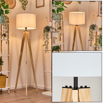 Bassagoda Lampadaire Écru, 1 lumière Bassagoda Lampadaire Écru, 1 lumière