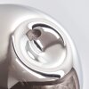 Ripoll Suspension Chrome, Fumé, 4 lumières