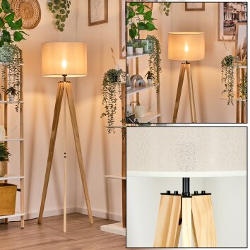 Bassagoda Lampadaire Écru, 1 lumière Bassagoda Lampadaire Écru, 1 lumière
