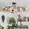 Gastor Plafonnier 74 cm Ambre, Clair, 6 lumières Gastor Plafonnier 74 cm Ambre, Clair, 6 lumières