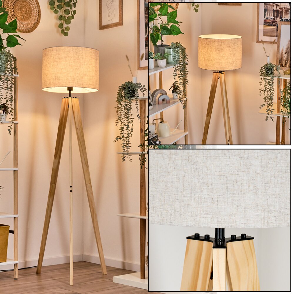 Bassagoda Lampadaire Écru, 1 lumière main product photo