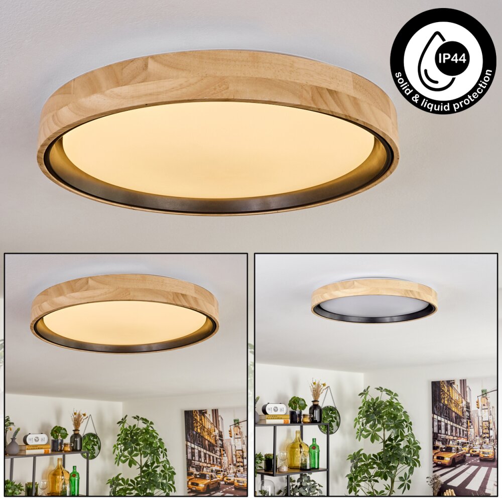 Melstad Plafonnier LED Écru, Noir, Blanc, 1 lumière main product photo