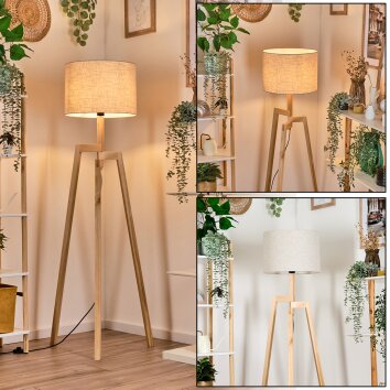 Bassagoda Lampadaire Écru, 1 lumière Bassagoda Lampadaire Écru, 1 lumière