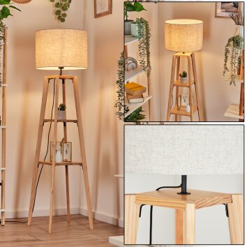 Bassagoda Lampadaire Écru, 1 lumière Bassagoda Lampadaire Écru, 1 lumière