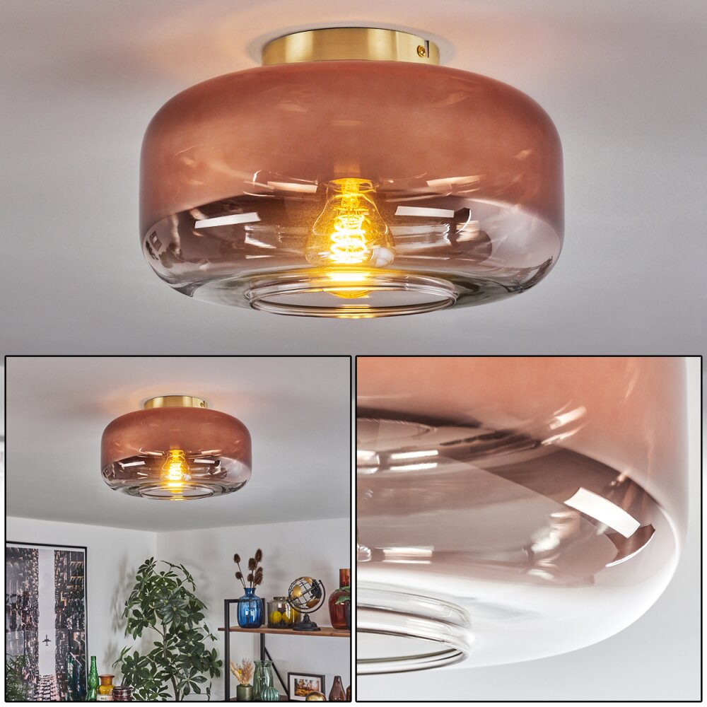 Boza Plafonnier Laiton, 1 lumière main product photo