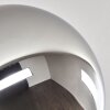 Gastor Plafonnier Chrome, Fumé, 6 lumières
