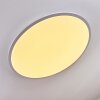 Panneau LED Sani Blanc, 1 lumière, Télécommandes