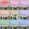Plafonnier Sani LED Blanc, 1 lumière, Télécommandes, Changeur de couleurs