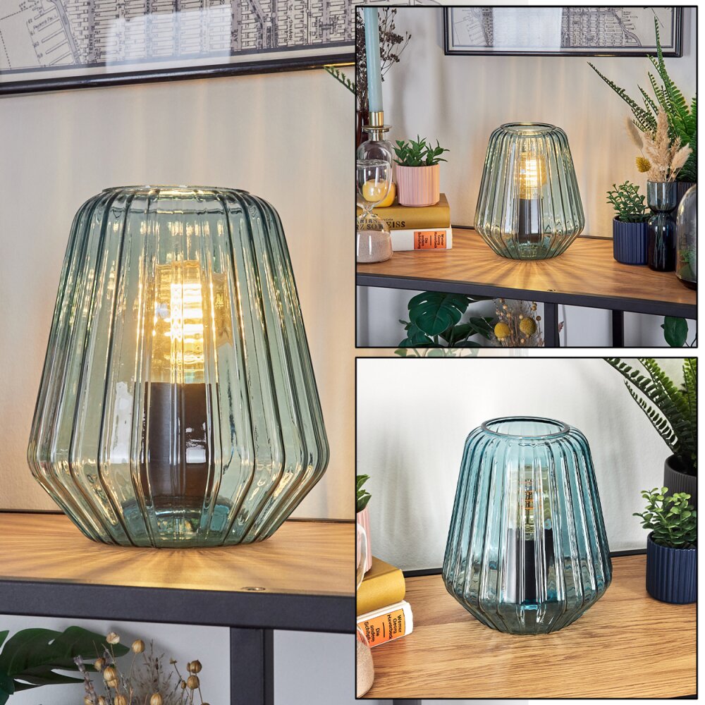 Telhais Lampe à poser, Liseuse Bleu, Noir, 1 lumière main product photo