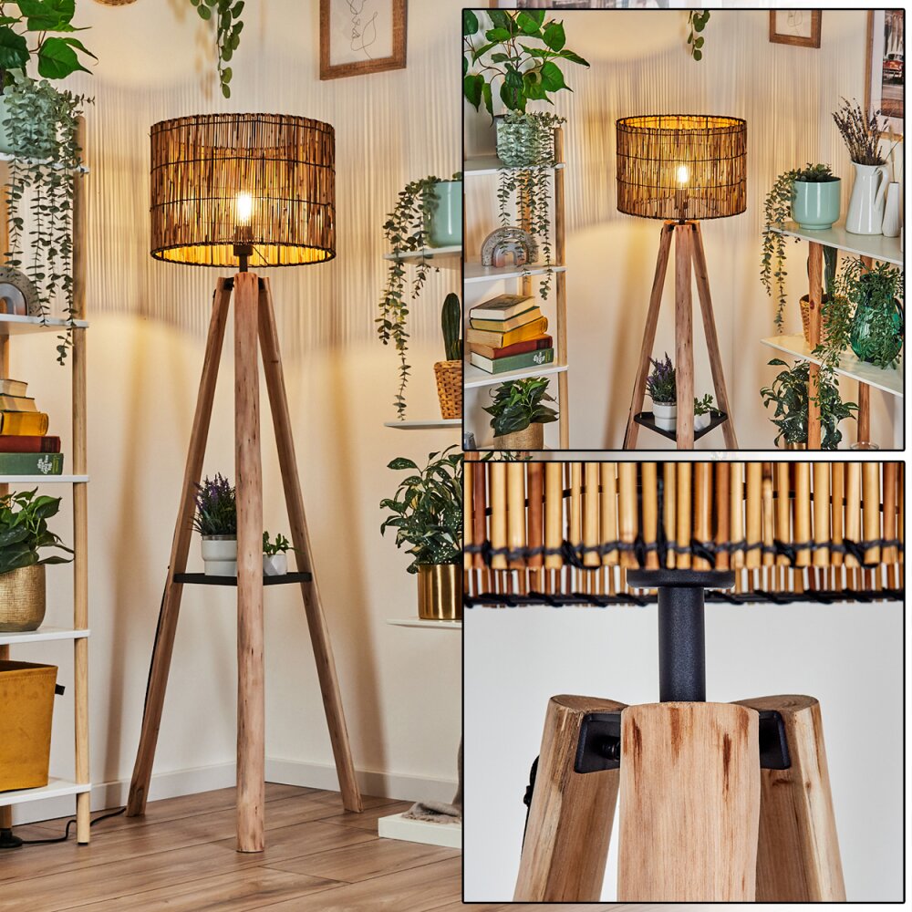 Cando Lampadaire Écru, Noir, 1 lumière main product photo