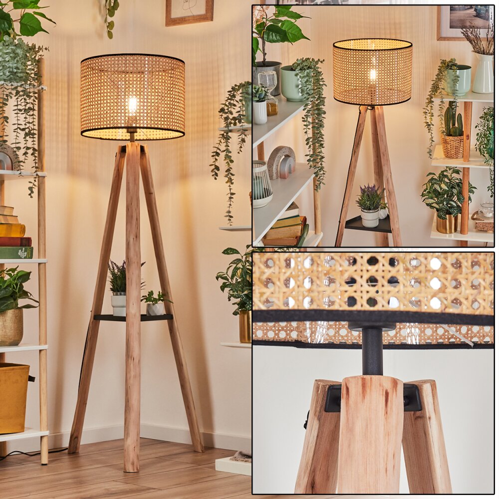 Ramila Lampadaire Écru, Noir, 1 lumière main product photo