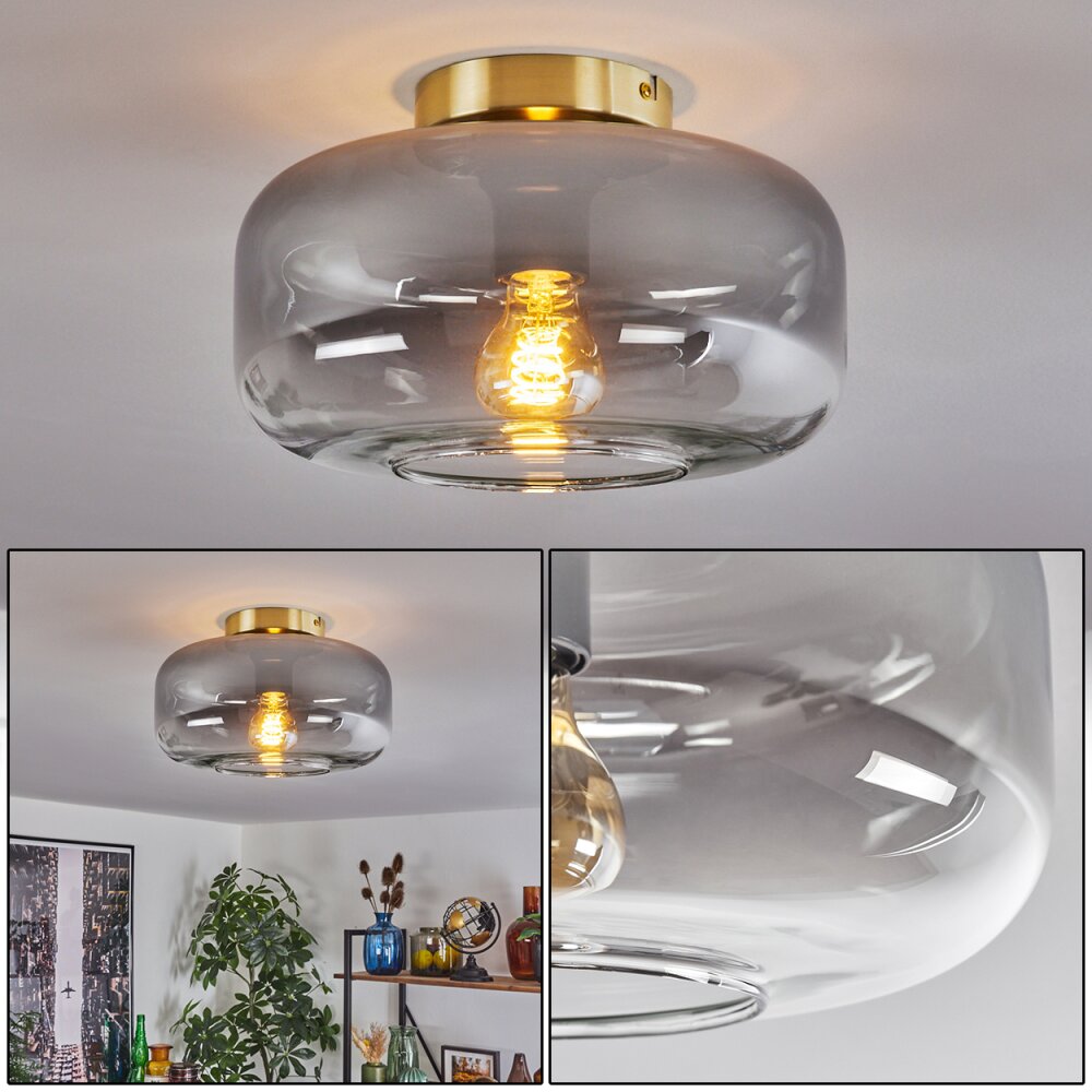Boza Plafonnier Laiton, 1 lumière main product photo