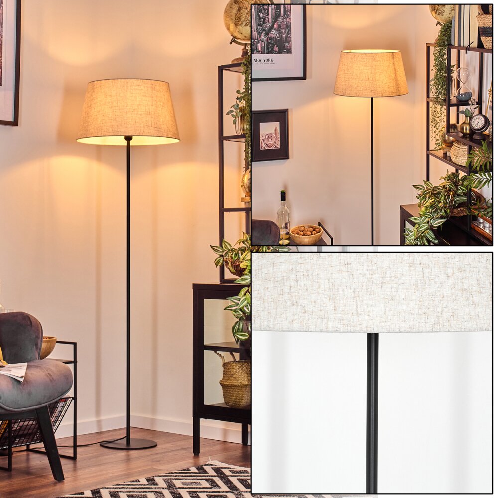 Bassagoda Lampadaire Noir, 1 lumière main product photo
