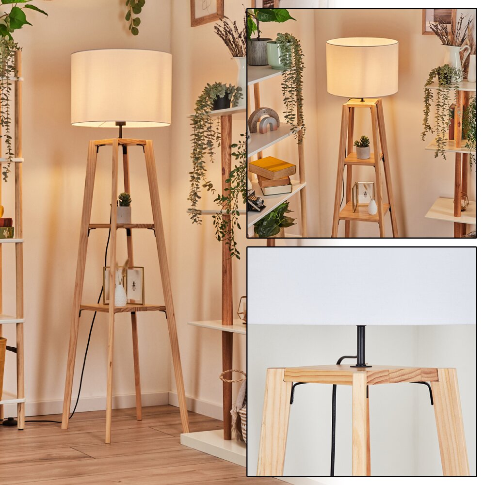 Bassagoda Lampadaire Écru, 1 lumière main product photo