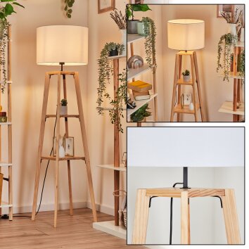 Bassagoda Lampadaire Écru, 1 lumière Bassagoda Lampadaire Écru, 1 lumière