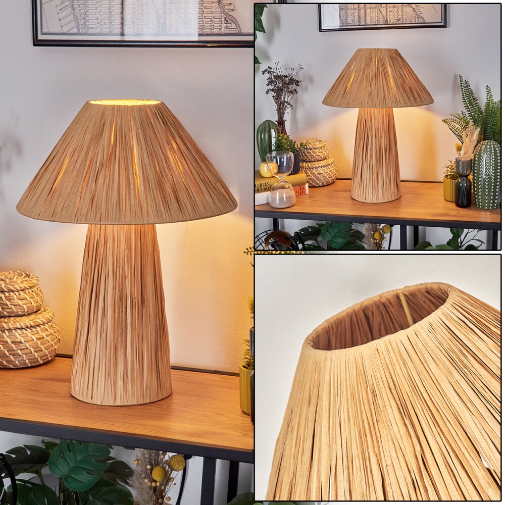 Lampe Champignon Paiol Lampe à poser Beige, Écru, 1 lumière main product photo