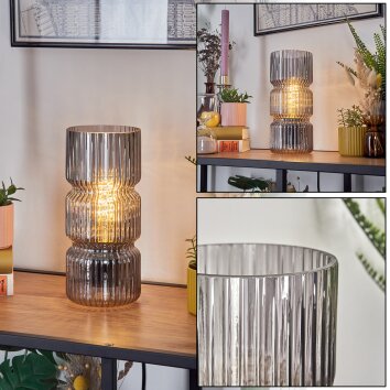 Penteado Lampe à poser Noir, 1 lumière