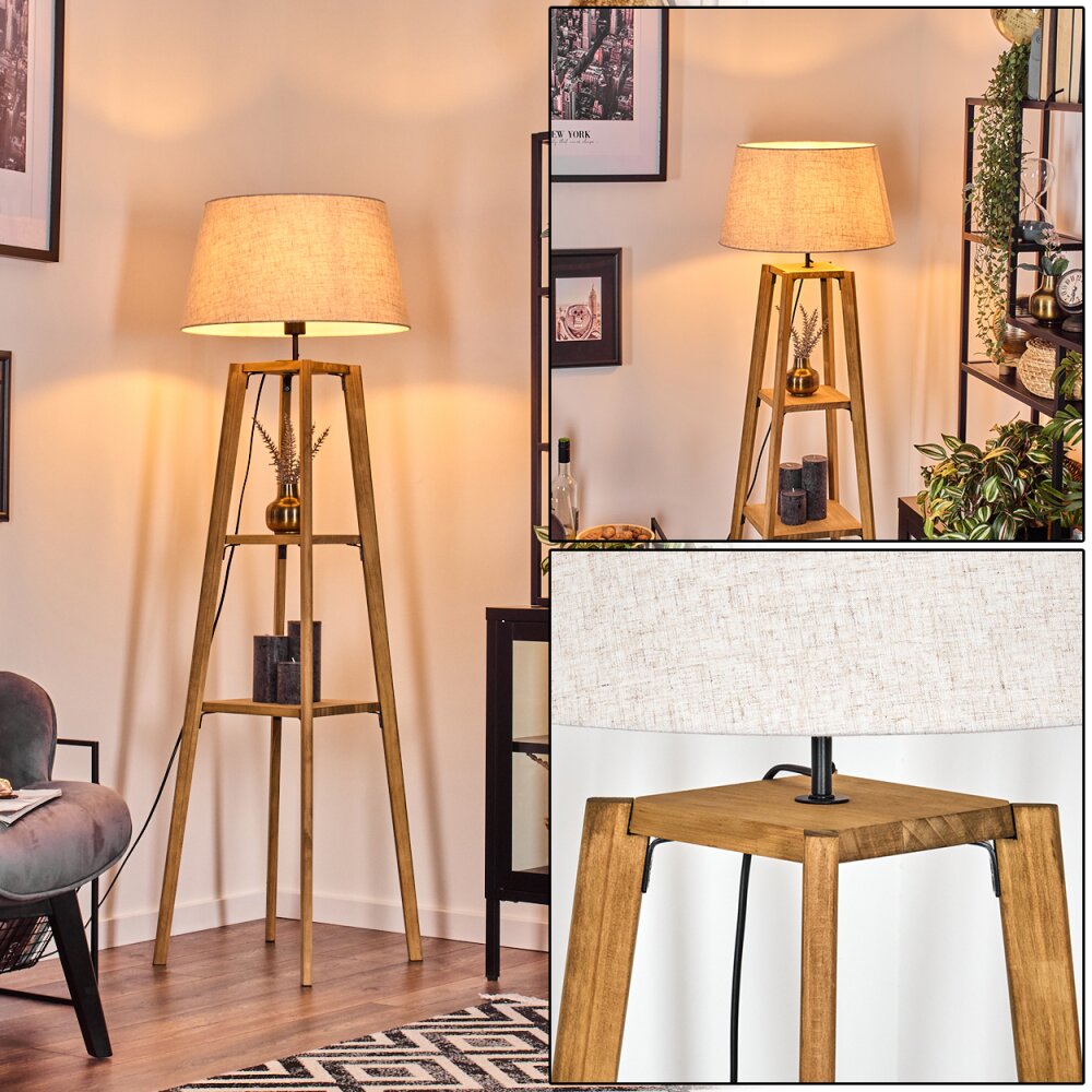 Bassagoda Lampadaire Écru, 1 lumière main product photo
