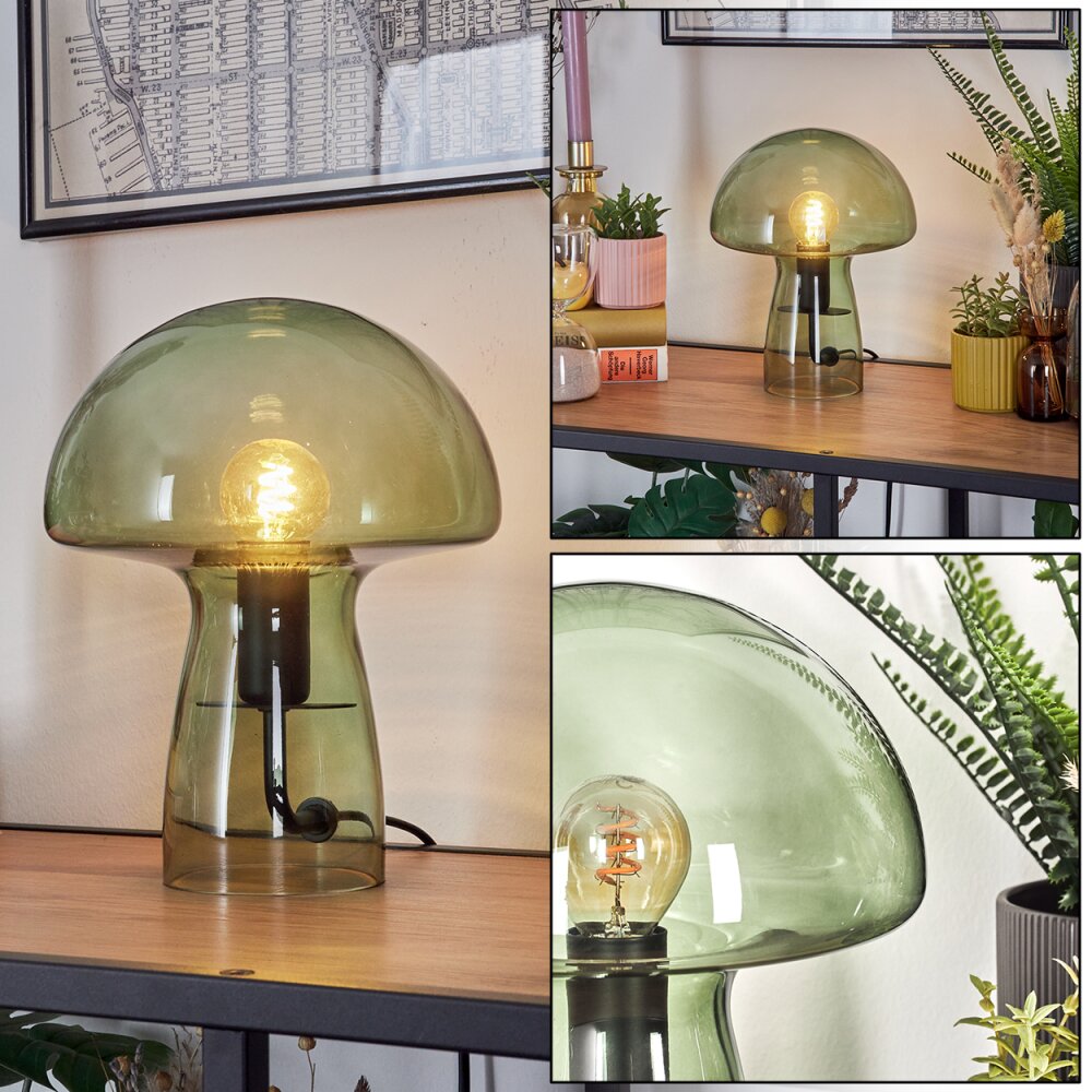 Lampe Champignon Almagre Lampe à poser Noir, 1 lumière main product photo