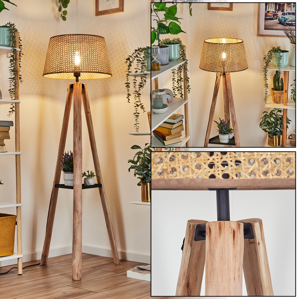 Ramila Lampadaire Écru, Noir, 1 lumière main product photo