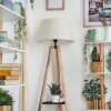 Bassagoda Lampadaire beige, 1 lumière