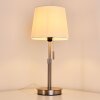 Lampe à poser Neuville Nickel mat, 1 lumière