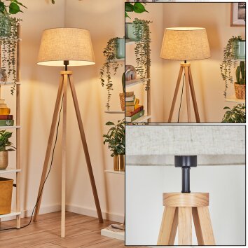 Bassagoda Lampadaire Écru, 1 lumière