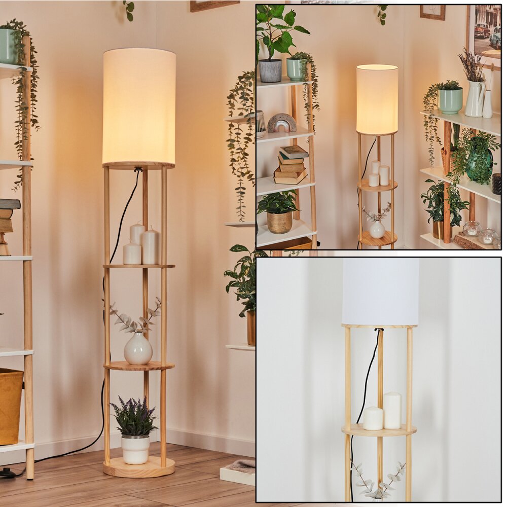 Hamaa Lampadaire Écru, 1 lumière main product photo