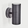Cidral Lampe murale d´extérieur, Luminaire Up & Down Noir, 2 lumières