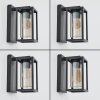 Portalis Lampe murale d´extérieur Noir, 1 lumière
