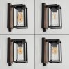 Portalis Lampe murale d´extérieur Brun, Couleur bois, Noir, 1 lumière, Détecteur de mouvement