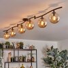 Gastor Plafonnier, Boule lumineuse Ambre, 6 lumières