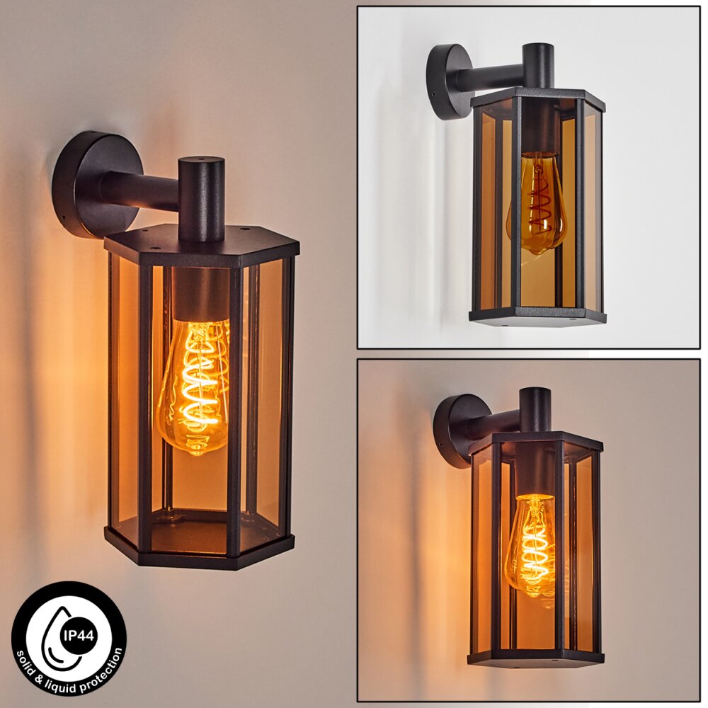 Monfanim Lampe murale d´extérieur Noir, 1 lumière main product photo