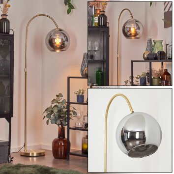 Koyoto Boule lumineuse, Lampadaire Laiton, 1 lumière