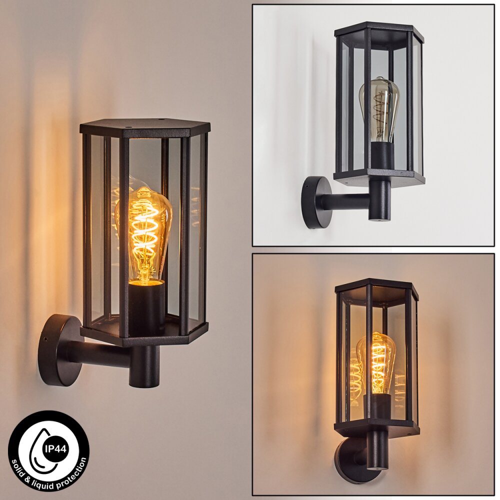 Monfanim Lampe murale d´extérieur Noir, 1 lumière main product photo