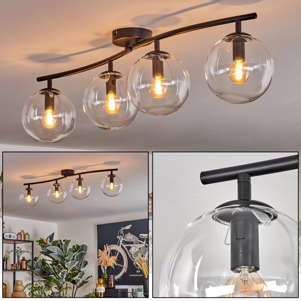 Gastor Plafonnier, Boule lumineuse Clair, 4 lumières main product photo
