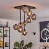 Gastor Plafonnier, Boule lumineuse Fumé, 9 lumières