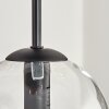 Gastor Plafonnier, Boule lumineuse Ambre, Clair, Fumé, 9 lumières