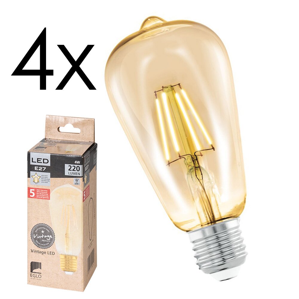 E27 LED 4 Watt blanc chaud 220 Lumen main product photo