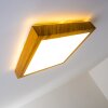 Plafonnier Sora Wood LED Bois clair, 1 lumière