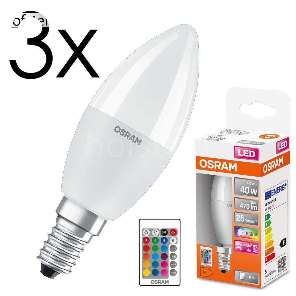E14 LED 4.5 Watt blanc chaud dimmable 250 Lumen main product photo