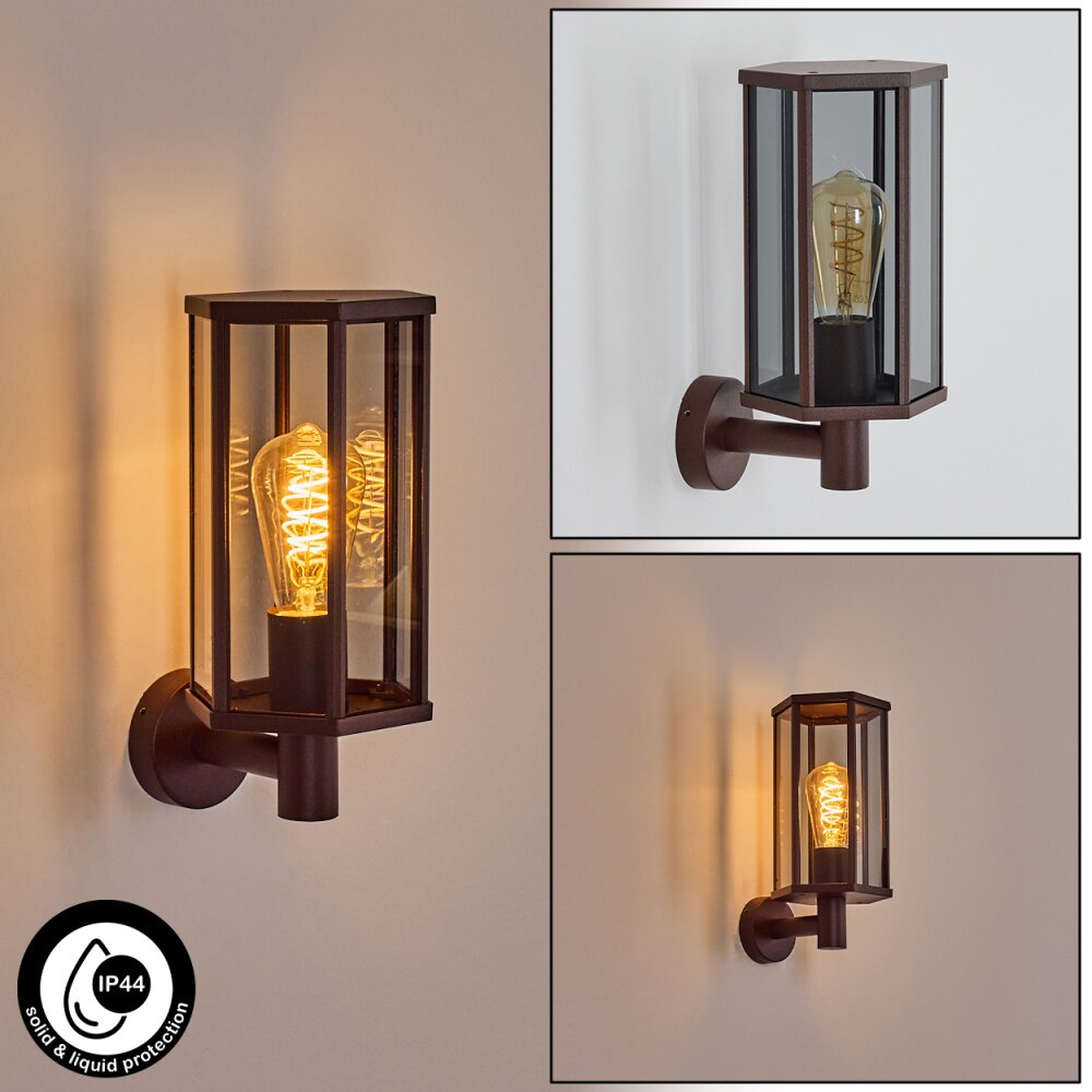 Monfanim Lampe murale d´extérieur Rouille, 1 lumière main product photo